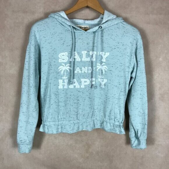 SALTY & HAPPY Beach Hoodie NWT XL - Picture 7 of 10